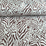 Jacquard jersey zebra - camel/creme