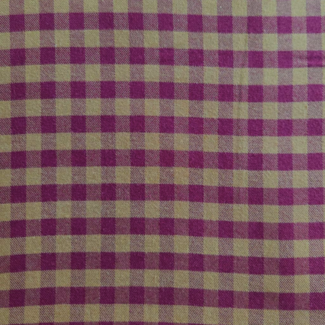 Flanel Cotton Checks - olive/bordeaux