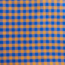 Flanel Cotton Checks - caramel/cobalt
