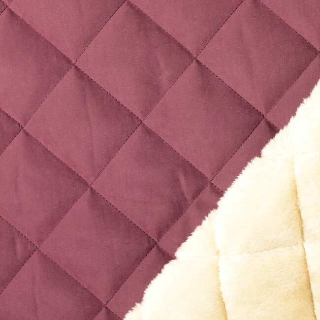Stepped Waterproof Teddy - dark rose
