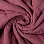 Stepped Waterproof Teddy - dark rose