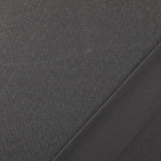 Extra dik tricot - punta glitter zwart