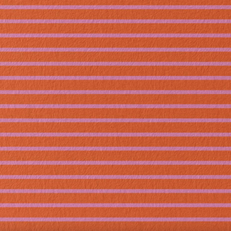 Tricot oeko-tex - horizontal stripes orange/candy