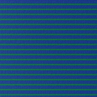 Tricot stripes - blue/green