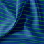 Tricot stripes - blue/green