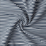 Tricot oeko-tex - horizontal stripes mini marine/wit