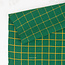 Fableism Woven cotton jacquard - green grid