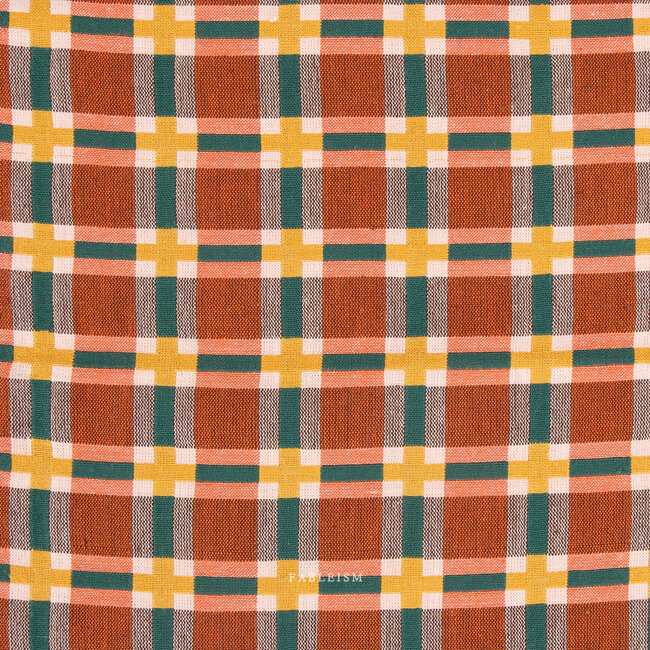Fableism Woven cotton jacquard - picnic checks multi