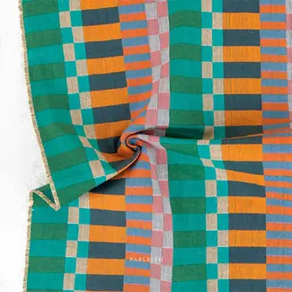 Fableism Woven cotton jacquard - multi plaid