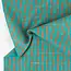 Fableism Woven cotton jacquard - aqua terra lineplay