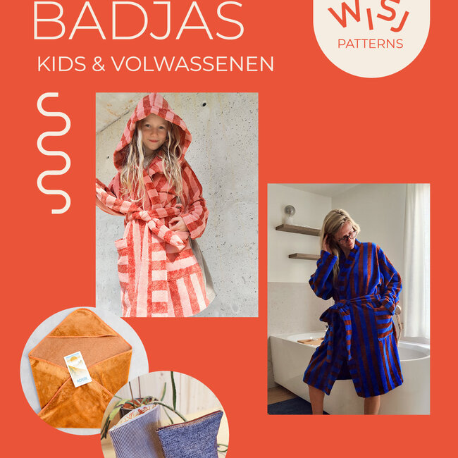 WISJ Robin badjas unisex kids & volw