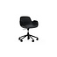 Normann Copenhagen Form Armchair Full Upholstery Black Alu 5W Gaslift