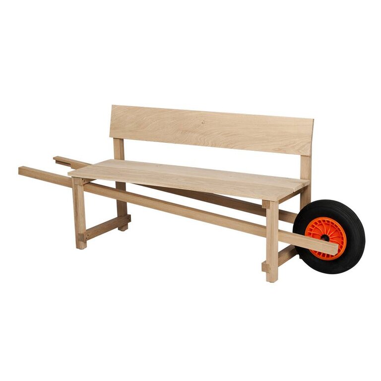 Weltevree Wheelbench oak
