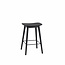 Muuto Fiber Bar Stool wood base