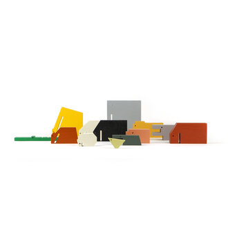 Floris Hovers Wooden Animals set Large Floris Hovers Wooden Animals set Large