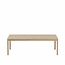 Muuto Workshop coffee table blank eiken showroommodel
