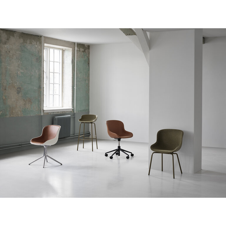 Normann Copenhagen Hyg Chair no upholstery swivel polished or black alu