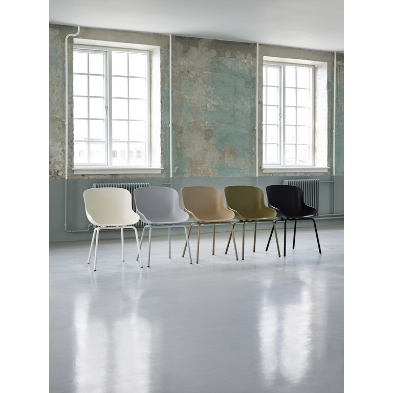 Normann Copenhagen Hyg Chair no upholstery swivel polished or black alu