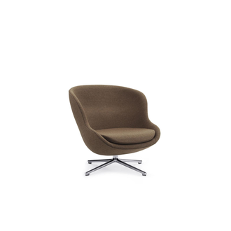 Normann Copenhagen Hyg Lounge Chair Low Swivel Alu Normann Copenhagen Hyg Lounge Chair Low Swivel Alu
