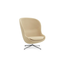 Normann Copenhagen Hyg Lounge Chair High Swivel Alu