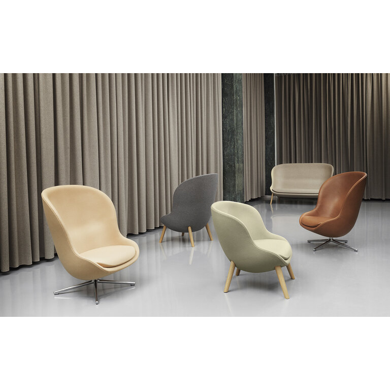 Normann Copenhagen Hyg Lounge Chair High Swivel Alu