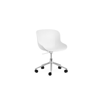 Normann Copenhagen Hyg Chair no upholstery swivel gaslift polished or black alu Normann Copenhagen Hyg Chair no upholstery swivel gaslift polished or black alu