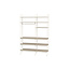 String Furniture String Shelving System voorbeeld keuken