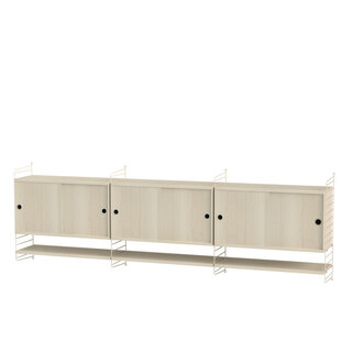 String Furniture String Shelving System voorbeeld sideboard String Furniture String Shelving System voorbeeld sideboard