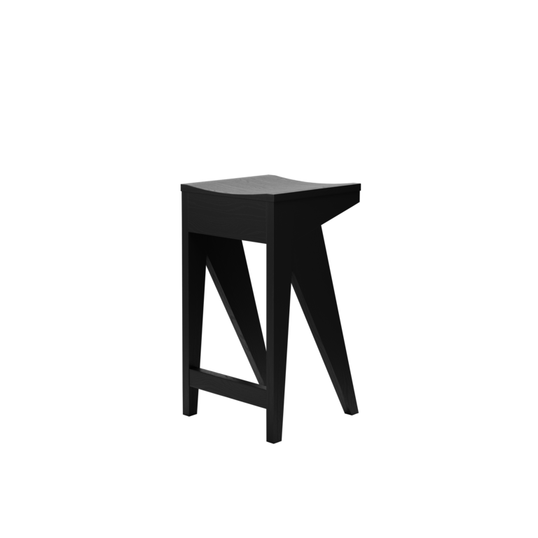 Objekte Unserer Tage Schulz bar stool (lacquered ash)