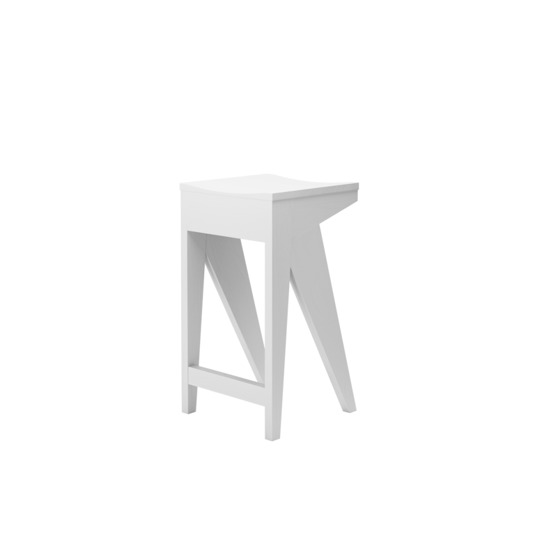 Objekte Unserer Tage Schulz bar stool (lacquered ash)