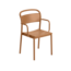 Muuto Linear steel arm Chair burnt orange showroommodel
