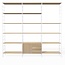 Richard Lampert Hirche Shelves white/oak showroommodel