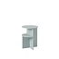 Muuto Halves Table sage green showroomodel