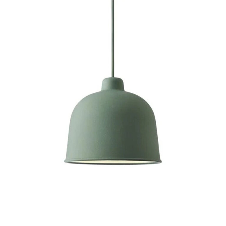 Muuto Grain hanglamp dusty green showroommodel