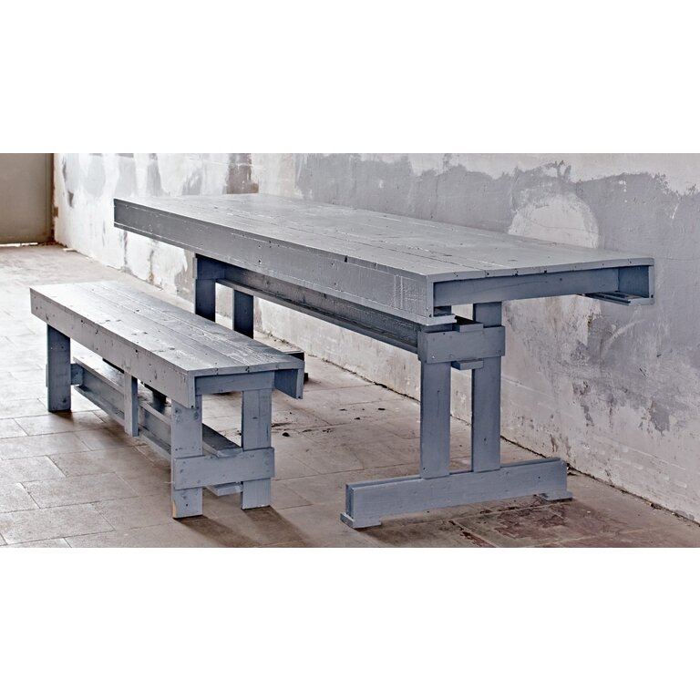 Social Label HOUT tafel groot 200 cm