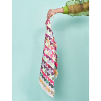 Social Label hart theedoek