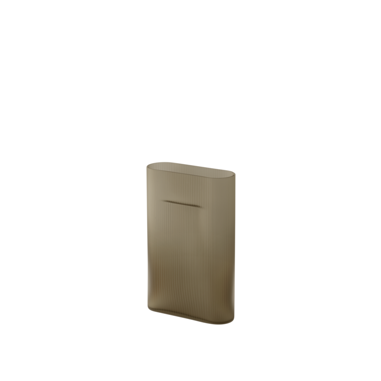 Muuto Ridge Vase frosted glass medium