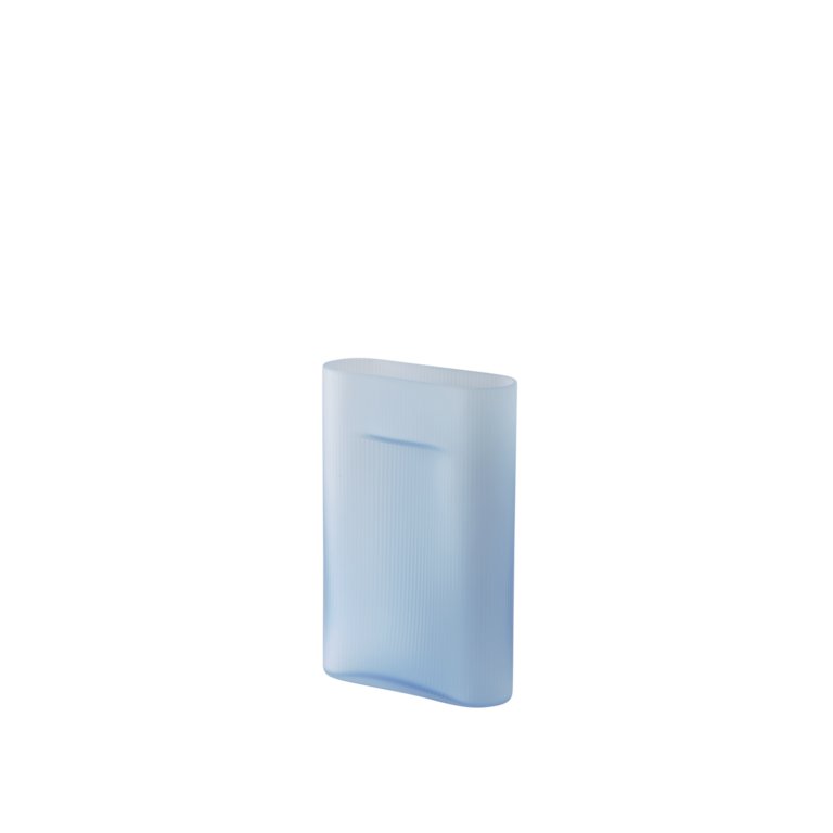 Muuto Ridge Vase frosted glass medium