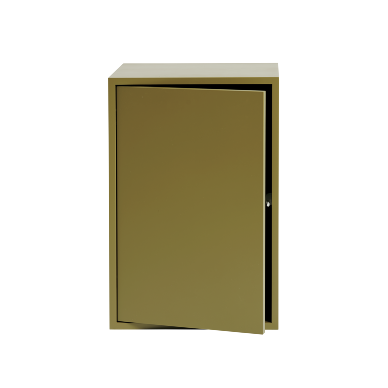 Muuto Stacked large with door & shelf brown green showroom item