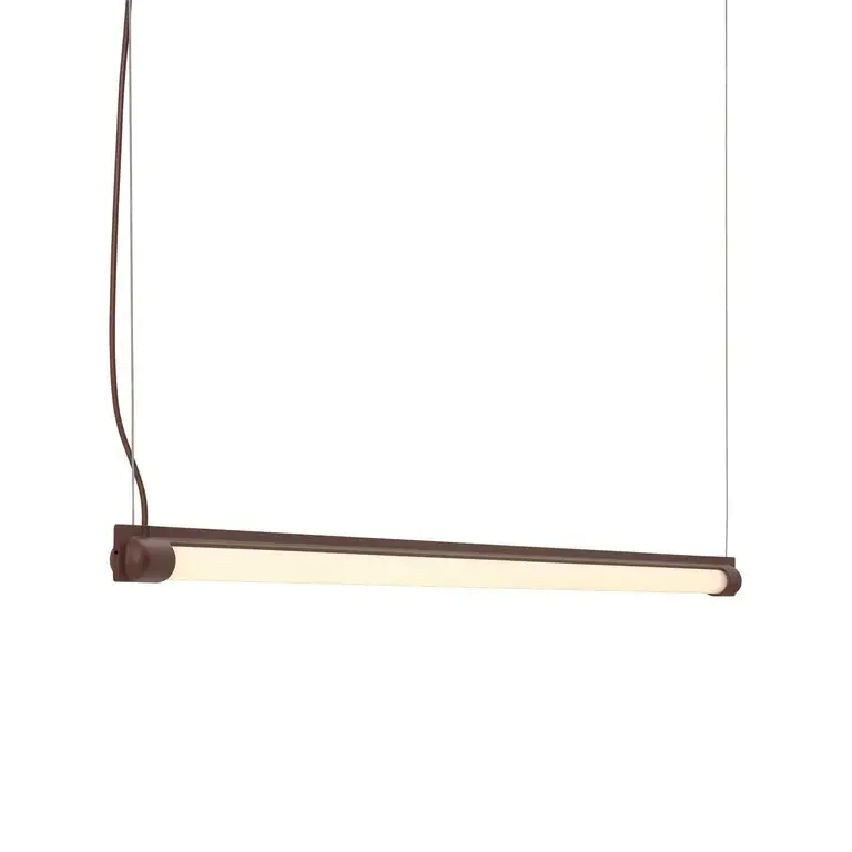 Muuto Fine Suspension Lamp deep red 90 cm showroommodel