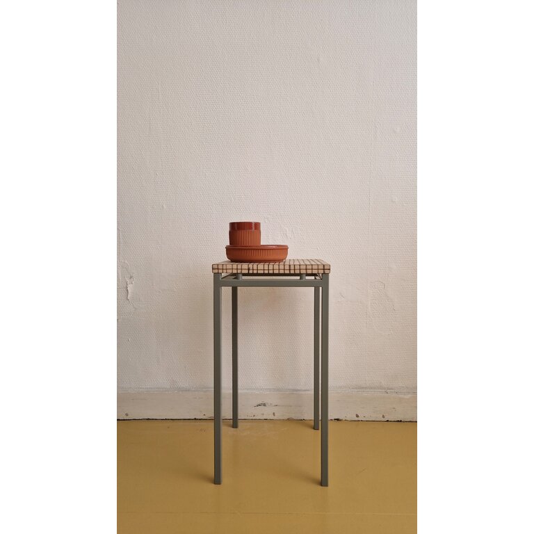 von Schonhausen Tafel met hand-getrokken houtskool lijntjes