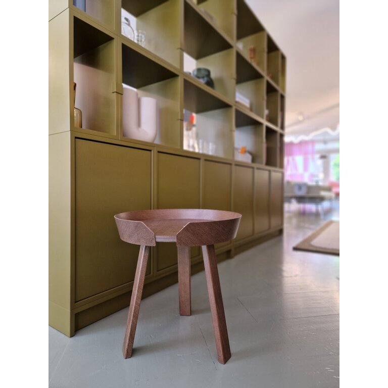 Muuto Around coffee table small stained dark brown showroommodel