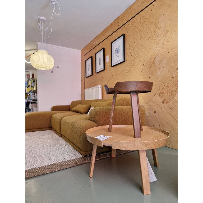Muuto Around coffee table small stained dark brown showroommodel