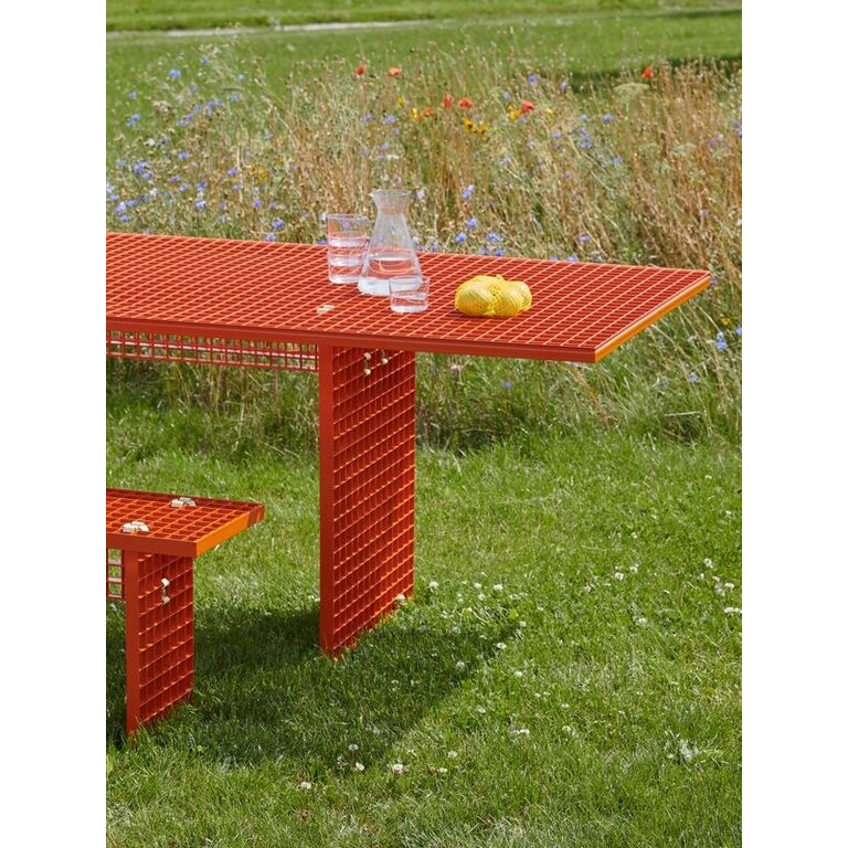 Nina van Bart & Willem van Doorn The Grid Collection - Bench M - Red