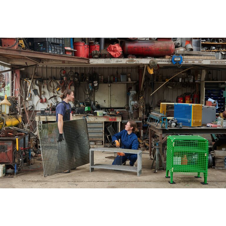 Nina van Bart & Willem van Doorn The Grid Collection - Cabinet S - Green