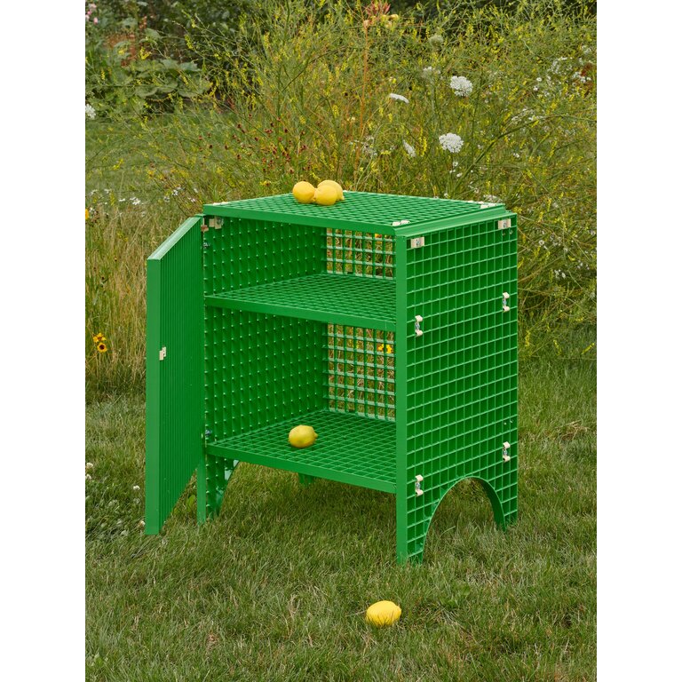 Nina van Bart & Willem van Doorn The Grid Collection - Cabinet S - Green