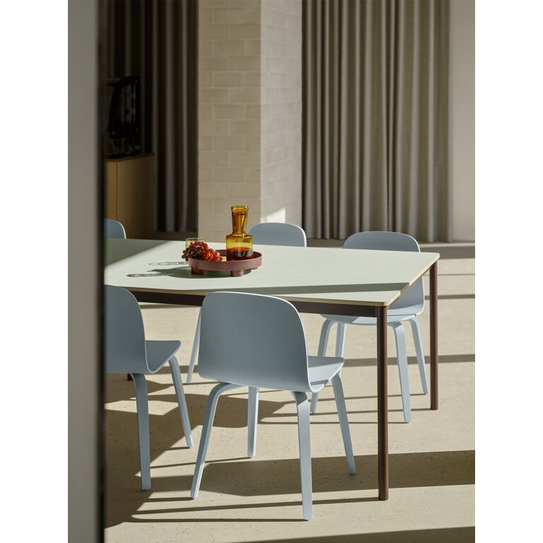 Muuto Base Table light green / brown red