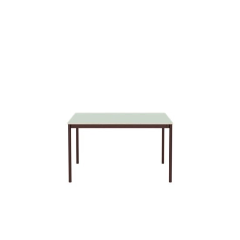Muuto Base Table light green / brown red