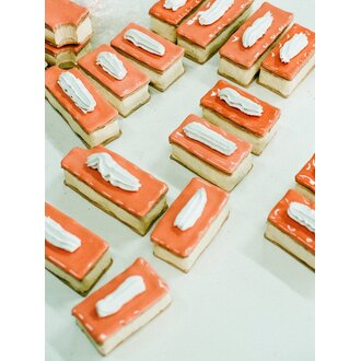 Mickey Philips Tompouce + slagroom Mickey Philips Tompouce + slagroom