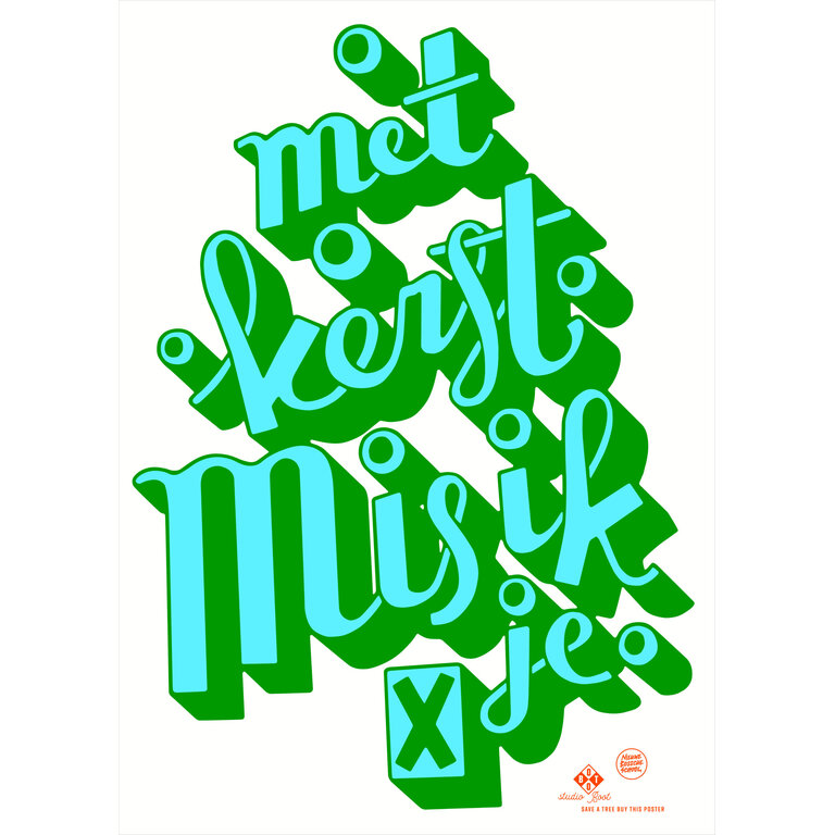Studio Boot Kerstposters -